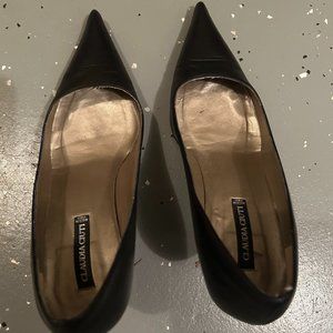 Claudia Ciuti Black Italian Leather Pump